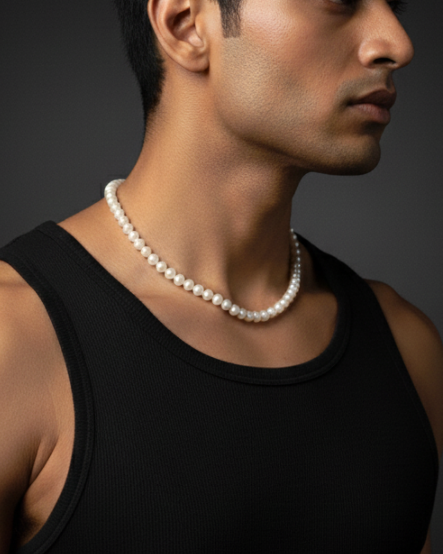 Unisex Pearl Necklace