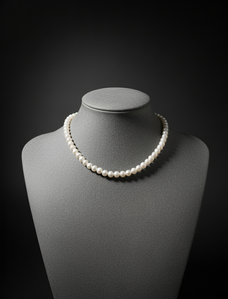 Unisex Pearl Necklace